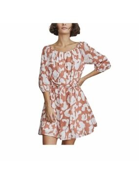 Elizabeth and James Short Belted Dress Small